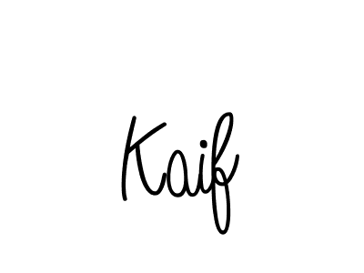 Kaif stylish signature style. Best Handwritten Sign (Angelique-Rose-font-FFP) for my name. Handwritten Signature Collection Ideas for my name Kaif. Kaif signature style 5 images and pictures png