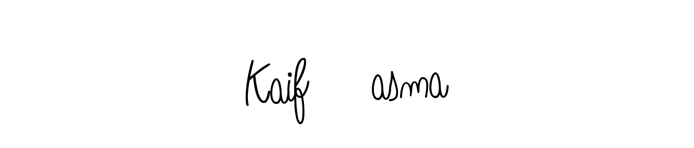 Similarly Angelique-Rose-font-FFP is the best handwritten signature design. Signature creator online .You can use it as an online autograph creator for name Kaif♥️asma. Kaif♥️asma signature style 5 images and pictures png