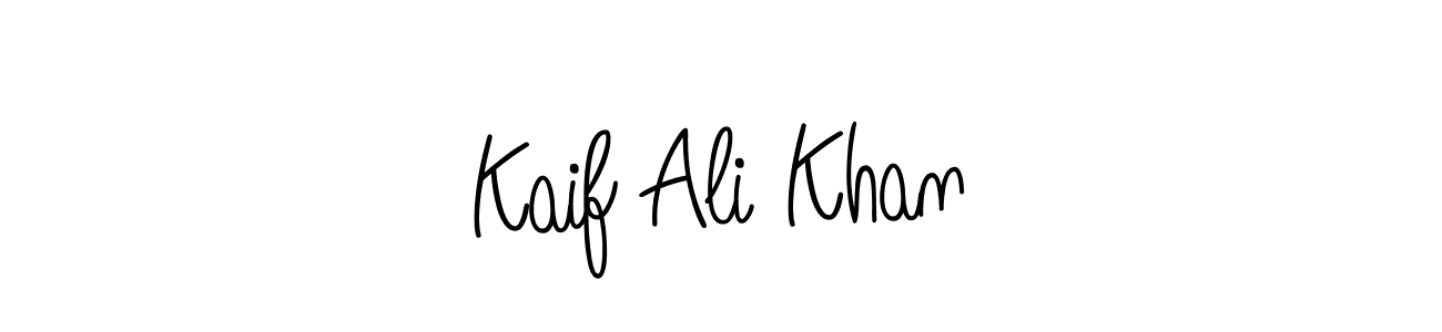 Also we have Kaif Ali Khan name is the best signature style. Create professional handwritten signature collection using Angelique-Rose-font-FFP autograph style. Kaif Ali Khan signature style 5 images and pictures png