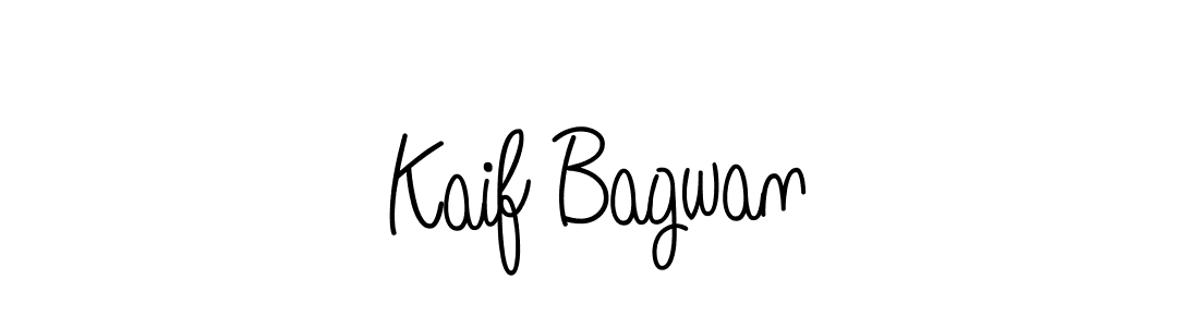 Use a signature maker to create a handwritten signature online. With this signature software, you can design (Angelique-Rose-font-FFP) your own signature for name Kaif Bagwan. Kaif Bagwan signature style 5 images and pictures png