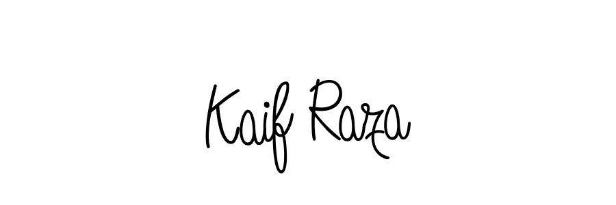 Angelique-Rose-font-FFP is a professional signature style that is perfect for those who want to add a touch of class to their signature. It is also a great choice for those who want to make their signature more unique. Get Kaif Raza name to fancy signature for free. Kaif Raza signature style 5 images and pictures png