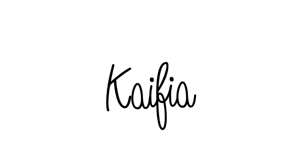 How to make Kaifia signature? Angelique-Rose-font-FFP is a professional autograph style. Create handwritten signature for Kaifia name. Kaifia signature style 5 images and pictures png