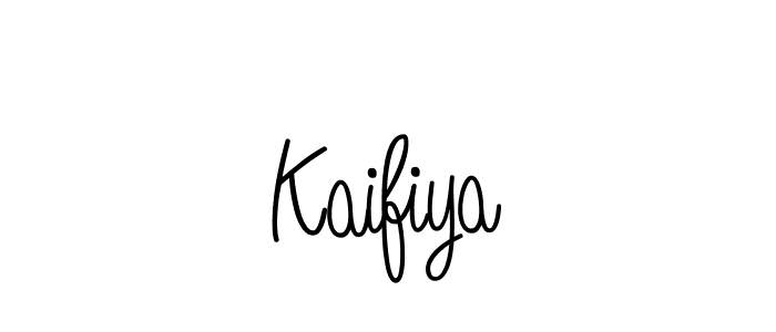 Also we have Kaifiya name is the best signature style. Create professional handwritten signature collection using Angelique-Rose-font-FFP autograph style. Kaifiya signature style 5 images and pictures png