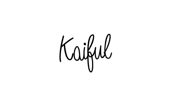 Make a short Kaiful signature style. Manage your documents anywhere anytime using Angelique-Rose-font-FFP. Create and add eSignatures, submit forms, share and send files easily. Kaiful signature style 5 images and pictures png