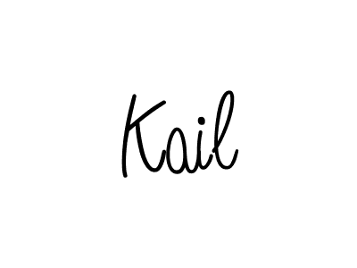 Kail stylish signature style. Best Handwritten Sign (Angelique-Rose-font-FFP) for my name. Handwritten Signature Collection Ideas for my name Kail. Kail signature style 5 images and pictures png