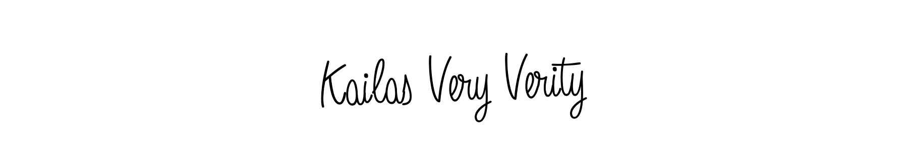 You can use this online signature creator to create a handwritten signature for the name Kailas Very Verity. This is the best online autograph maker. Kailas Very Verity signature style 5 images and pictures png