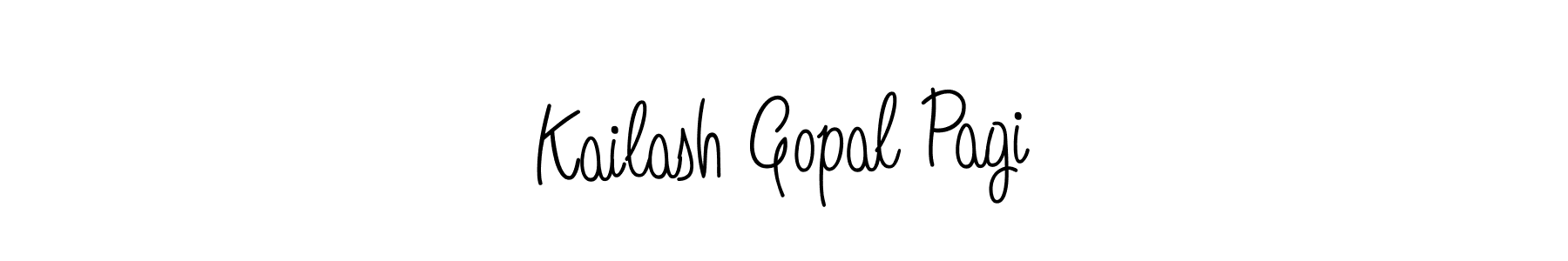 Make a beautiful signature design for name Kailash Gopal Pagi. Use this online signature maker to create a handwritten signature for free. Kailash Gopal Pagi signature style 5 images and pictures png