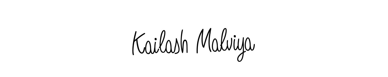 It looks lik you need a new signature style for name Kailash Malviya. Design unique handwritten (Angelique-Rose-font-FFP) signature with our free signature maker in just a few clicks. Kailash Malviya signature style 5 images and pictures png