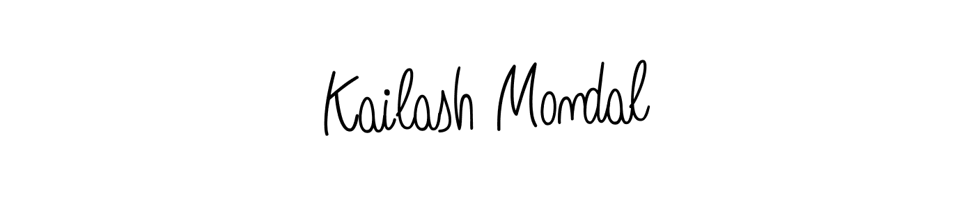 Angelique-Rose-font-FFP is a professional signature style that is perfect for those who want to add a touch of class to their signature. It is also a great choice for those who want to make their signature more unique. Get Kailash Mondal name to fancy signature for free. Kailash Mondal signature style 5 images and pictures png