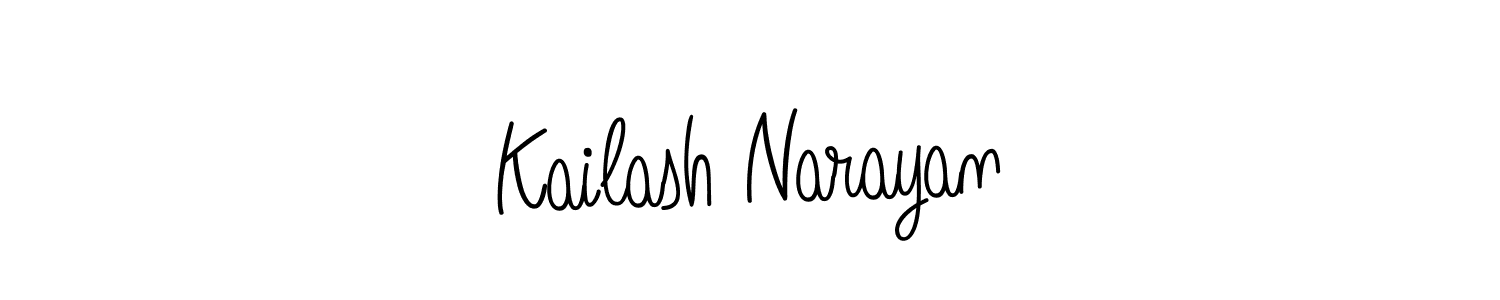 Once you've used our free online signature maker to create your best signature Angelique-Rose-font-FFP style, it's time to enjoy all of the benefits that Kailash Narayan name signing documents. Kailash Narayan signature style 5 images and pictures png