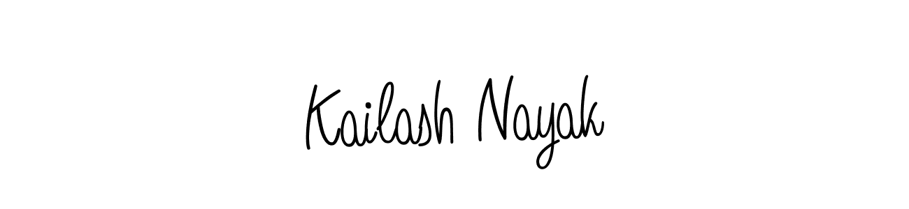 How to make Kailash Nayak signature? Angelique-Rose-font-FFP is a professional autograph style. Create handwritten signature for Kailash Nayak name. Kailash Nayak signature style 5 images and pictures png