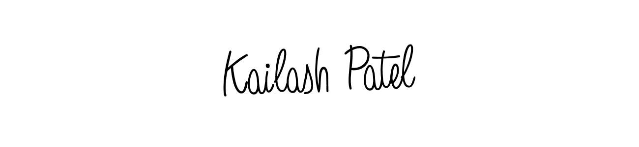 It looks lik you need a new signature style for name Kailash Patel. Design unique handwritten (Angelique-Rose-font-FFP) signature with our free signature maker in just a few clicks. Kailash Patel signature style 5 images and pictures png