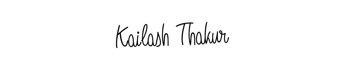 How to make Kailash Thakur name signature. Use Angelique-Rose-font-FFP style for creating short signs online. This is the latest handwritten sign. Kailash Thakur signature style 5 images and pictures png