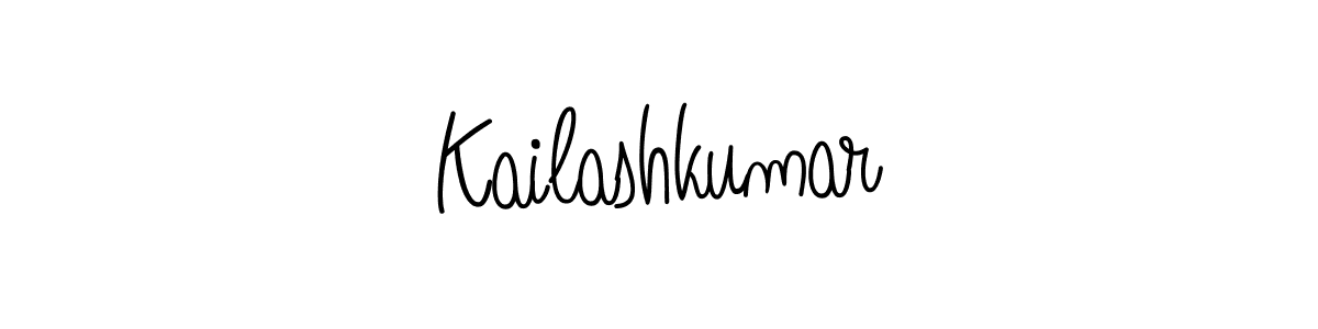The best way (Angelique-Rose-font-FFP) to make a short signature is to pick only two or three words in your name. The name Kailashkumar include a total of six letters. For converting this name. Kailashkumar signature style 5 images and pictures png