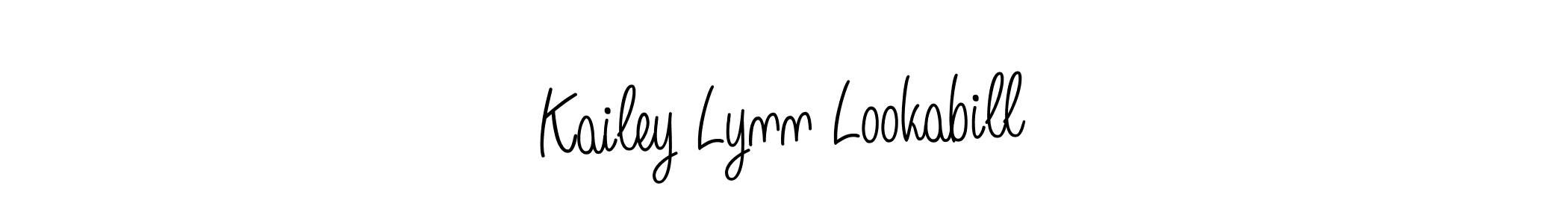 How to make Kailey Lynn Lookabill name signature. Use Angelique-Rose-font-FFP style for creating short signs online. This is the latest handwritten sign. Kailey Lynn Lookabill signature style 5 images and pictures png