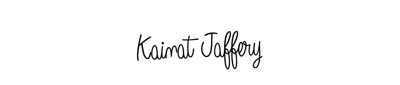 This is the best signature style for the Kainat Jaffery name. Also you like these signature font (Angelique-Rose-font-FFP). Mix name signature. Kainat Jaffery signature style 5 images and pictures png