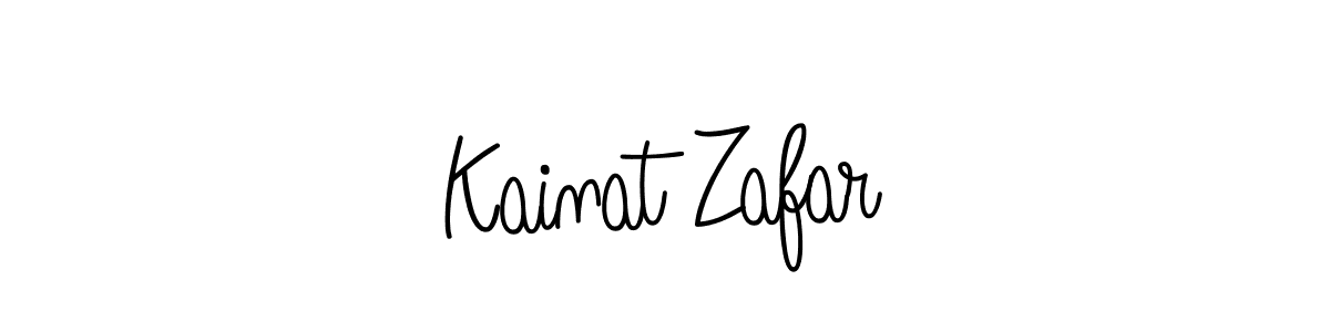 How to make Kainat Zafar signature? Angelique-Rose-font-FFP is a professional autograph style. Create handwritten signature for Kainat Zafar name. Kainat Zafar signature style 5 images and pictures png
