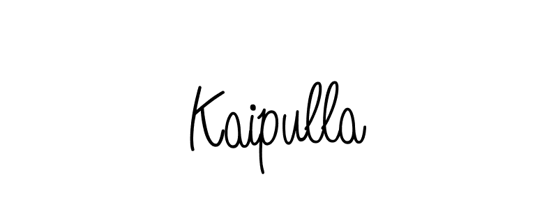 How to make Kaipulla name signature. Use Angelique-Rose-font-FFP style for creating short signs online. This is the latest handwritten sign. Kaipulla signature style 5 images and pictures png