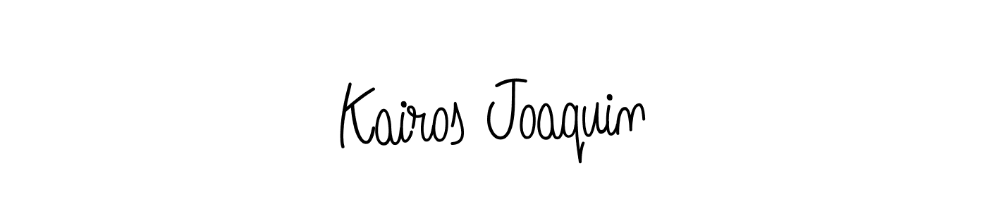 This is the best signature style for the Kairos Joaquin name. Also you like these signature font (Angelique-Rose-font-FFP). Mix name signature. Kairos Joaquin signature style 5 images and pictures png