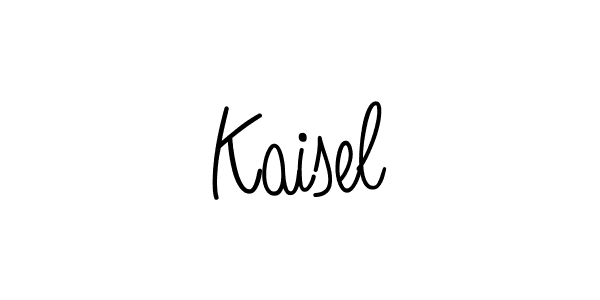 How to make Kaisel name signature. Use Angelique-Rose-font-FFP style for creating short signs online. This is the latest handwritten sign. Kaisel signature style 5 images and pictures png