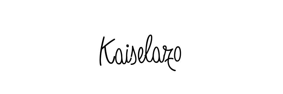 You should practise on your own different ways (Angelique-Rose-font-FFP) to write your name (Kaiselazo) in signature. don't let someone else do it for you. Kaiselazo signature style 5 images and pictures png