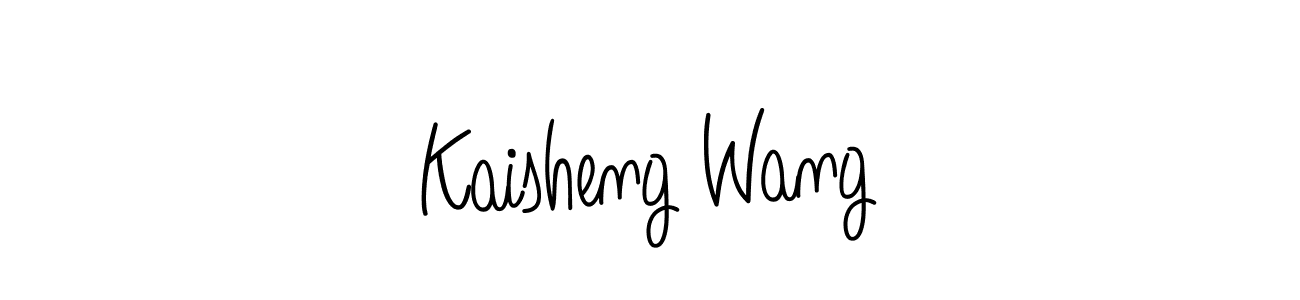 Once you've used our free online signature maker to create your best signature Angelique-Rose-font-FFP style, it's time to enjoy all of the benefits that Kaisheng Wang name signing documents. Kaisheng Wang signature style 5 images and pictures png