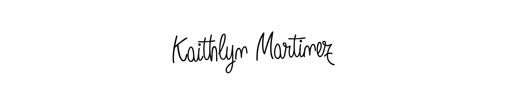 You should practise on your own different ways (Angelique-Rose-font-FFP) to write your name (Kaithlyn Martinez) in signature. don't let someone else do it for you. Kaithlyn Martinez signature style 5 images and pictures png