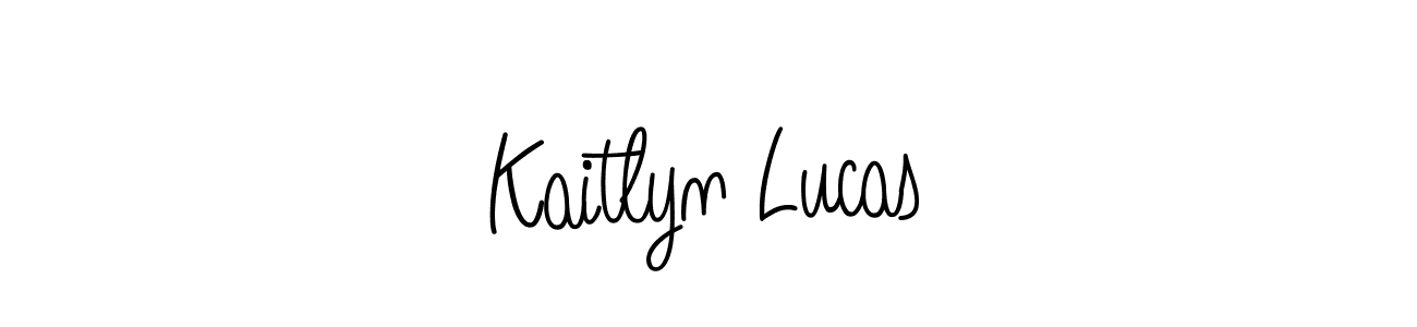 You should practise on your own different ways (Angelique-Rose-font-FFP) to write your name (Kaitlyn Lucas) in signature. don't let someone else do it for you. Kaitlyn Lucas signature style 5 images and pictures png