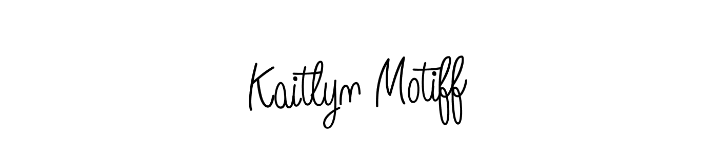 Also we have Kaitlyn Motiff name is the best signature style. Create professional handwritten signature collection using Angelique-Rose-font-FFP autograph style. Kaitlyn Motiff signature style 5 images and pictures png