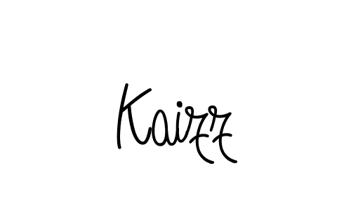 Make a beautiful signature design for name Kaizz. With this signature (Angelique-Rose-font-FFP) style, you can create a handwritten signature for free. Kaizz signature style 5 images and pictures png