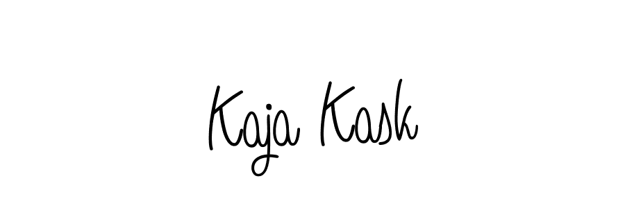 Kaja Kask stylish signature style. Best Handwritten Sign (Angelique-Rose-font-FFP) for my name. Handwritten Signature Collection Ideas for my name Kaja Kask. Kaja Kask signature style 5 images and pictures png