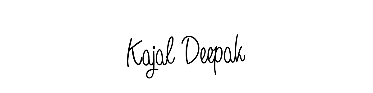 if you are searching for the best signature style for your name Kajal Deepak. so please give up your signature search. here we have designed multiple signature styles  using Angelique-Rose-font-FFP. Kajal Deepak signature style 5 images and pictures png