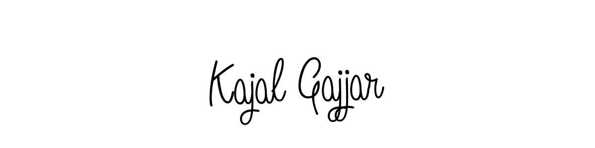 How to make Kajal Gajjar signature? Angelique-Rose-font-FFP is a professional autograph style. Create handwritten signature for Kajal Gajjar name. Kajal Gajjar signature style 5 images and pictures png