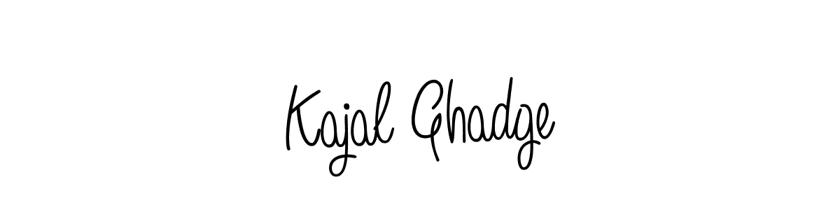 if you are searching for the best signature style for your name Kajal Ghadge. so please give up your signature search. here we have designed multiple signature styles  using Angelique-Rose-font-FFP. Kajal Ghadge signature style 5 images and pictures png