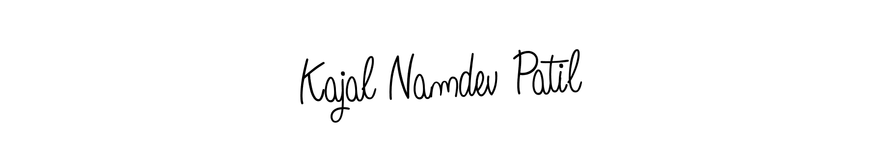 How to make Kajal Namdev Patil signature? Angelique-Rose-font-FFP is a professional autograph style. Create handwritten signature for Kajal Namdev Patil name. Kajal Namdev Patil signature style 5 images and pictures png