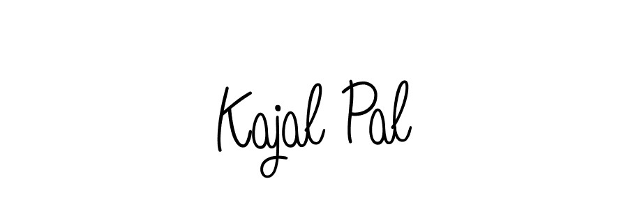 You should practise on your own different ways (Angelique-Rose-font-FFP) to write your name (Kajal Pal) in signature. don't let someone else do it for you. Kajal Pal signature style 5 images and pictures png