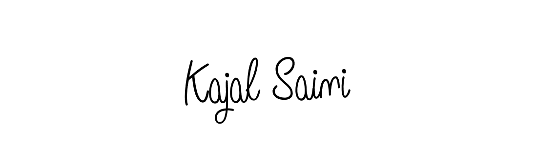 Make a beautiful signature design for name Kajal Saini. Use this online signature maker to create a handwritten signature for free. Kajal Saini signature style 5 images and pictures png