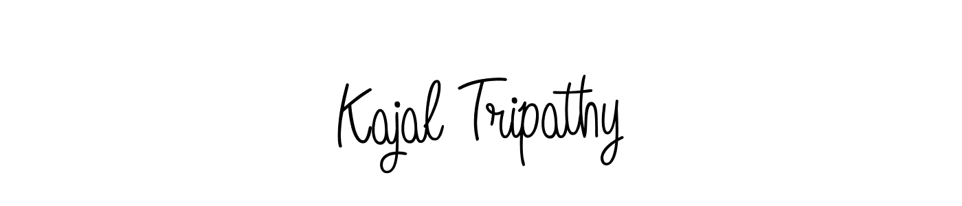 How to make Kajal Tripathy signature? Angelique-Rose-font-FFP is a professional autograph style. Create handwritten signature for Kajal Tripathy name. Kajal Tripathy signature style 5 images and pictures png