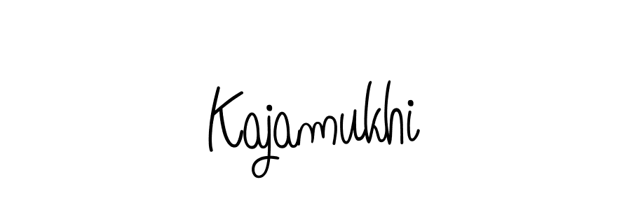 How to Draw Kajamukhi signature style? Angelique-Rose-font-FFP is a latest design signature styles for name Kajamukhi. Kajamukhi signature style 5 images and pictures png