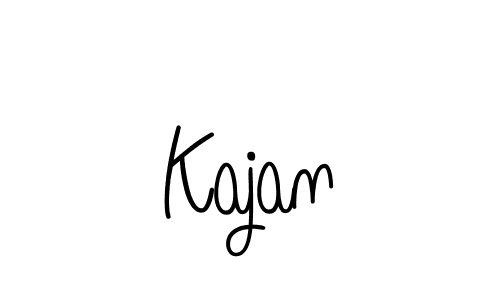 How to make Kajan name signature. Use Angelique-Rose-font-FFP style for creating short signs online. This is the latest handwritten sign. Kajan signature style 5 images and pictures png