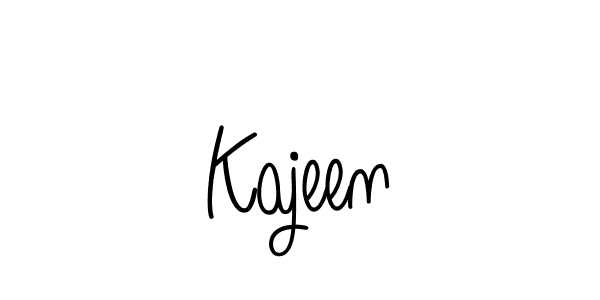 Kajeen stylish signature style. Best Handwritten Sign (Angelique-Rose-font-FFP) for my name. Handwritten Signature Collection Ideas for my name Kajeen. Kajeen signature style 5 images and pictures png