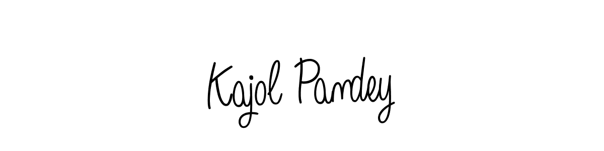 Here are the top 10 professional signature styles for the name Kajol Pandey. These are the best autograph styles you can use for your name. Kajol Pandey signature style 5 images and pictures png