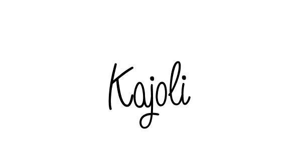 The best way (Angelique-Rose-font-FFP) to make a short signature is to pick only two or three words in your name. The name Kajoli include a total of six letters. For converting this name. Kajoli signature style 5 images and pictures png