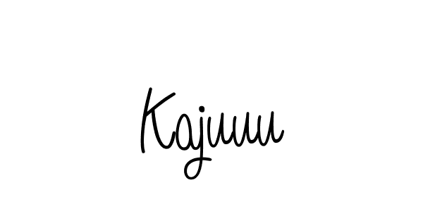 Design your own signature with our free online signature maker. With this signature software, you can create a handwritten (Angelique-Rose-font-FFP) signature for name Kajuuu. Kajuuu signature style 5 images and pictures png