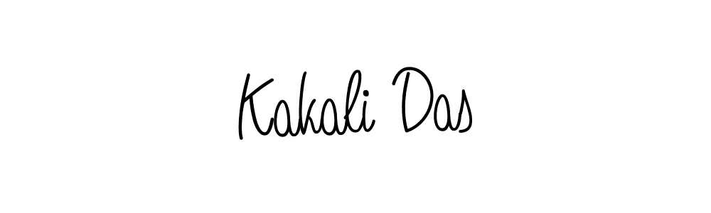 Design your own signature with our free online signature maker. With this signature software, you can create a handwritten (Angelique-Rose-font-FFP) signature for name Kakali Das. Kakali Das signature style 5 images and pictures png