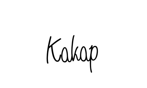 The best way (Angelique-Rose-font-FFP) to make a short signature is to pick only two or three words in your name. The name Kakap include a total of six letters. For converting this name. Kakap signature style 5 images and pictures png