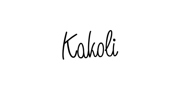 if you are searching for the best signature style for your name Kakoli. so please give up your signature search. here we have designed multiple signature styles  using Angelique-Rose-font-FFP. Kakoli signature style 5 images and pictures png