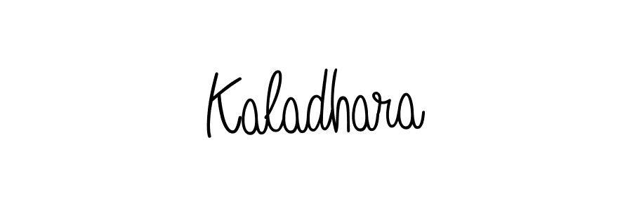 Design your own signature with our free online signature maker. With this signature software, you can create a handwritten (Angelique-Rose-font-FFP) signature for name Kaladhara. Kaladhara signature style 5 images and pictures png