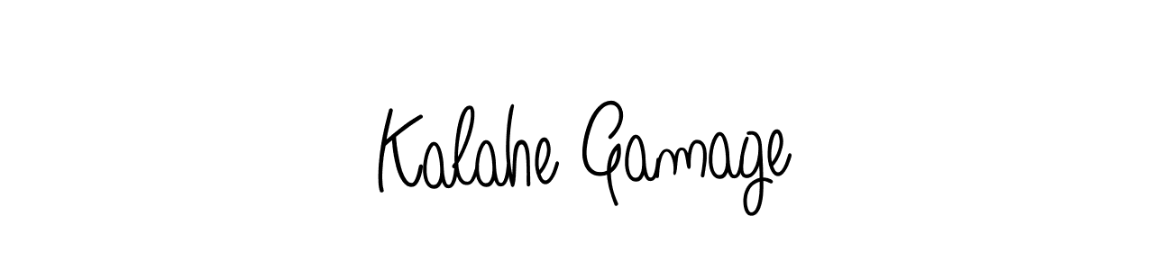 This is the best signature style for the Kalahe Gamage name. Also you like these signature font (Angelique-Rose-font-FFP). Mix name signature. Kalahe Gamage signature style 5 images and pictures png