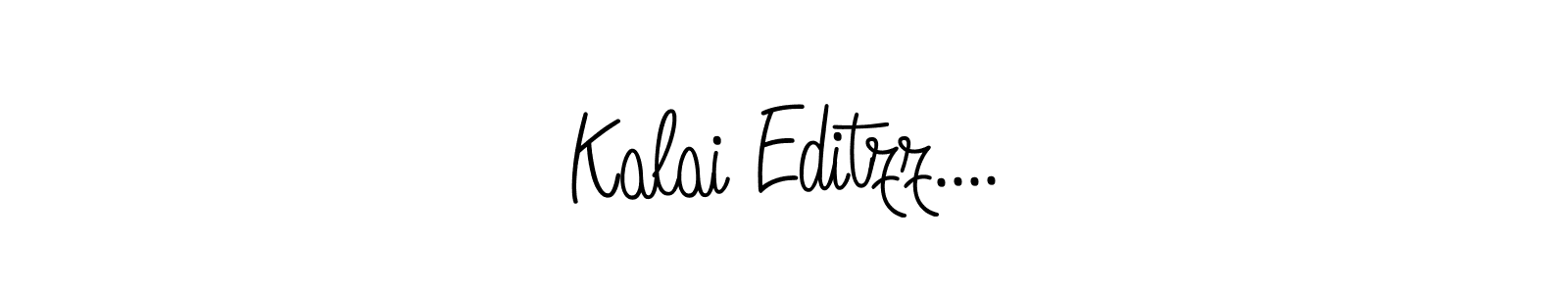 How to make Kalai Editzz.... signature? Angelique-Rose-font-FFP is a professional autograph style. Create handwritten signature for Kalai Editzz.... name. Kalai Editzz.... signature style 5 images and pictures png